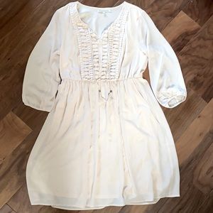 Gorgeous light peach chiffon dress